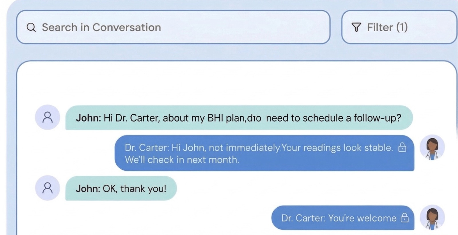 Stay connected through Secure Messaging